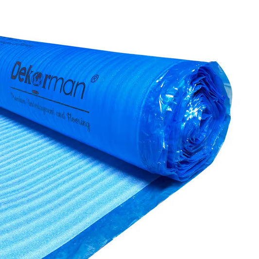 Laminate Flooring Blue Foam Underlayment 3.6 Ft W X 55.5 Ft L X 3 Mm T (200 Sq.Ft/Roll)