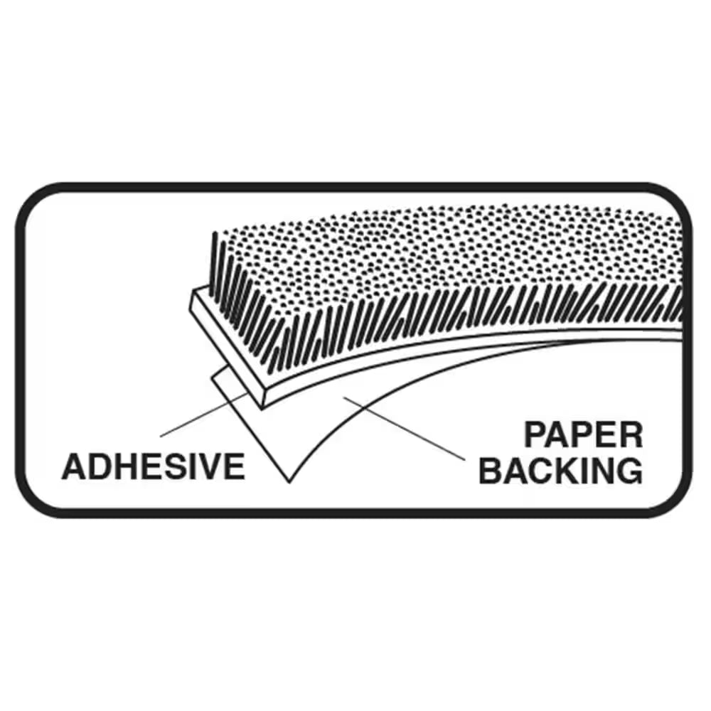 0.25 In. X 17 Ft. Gray Storm Doors and Window Pile Replacement Weatherstrip Roll