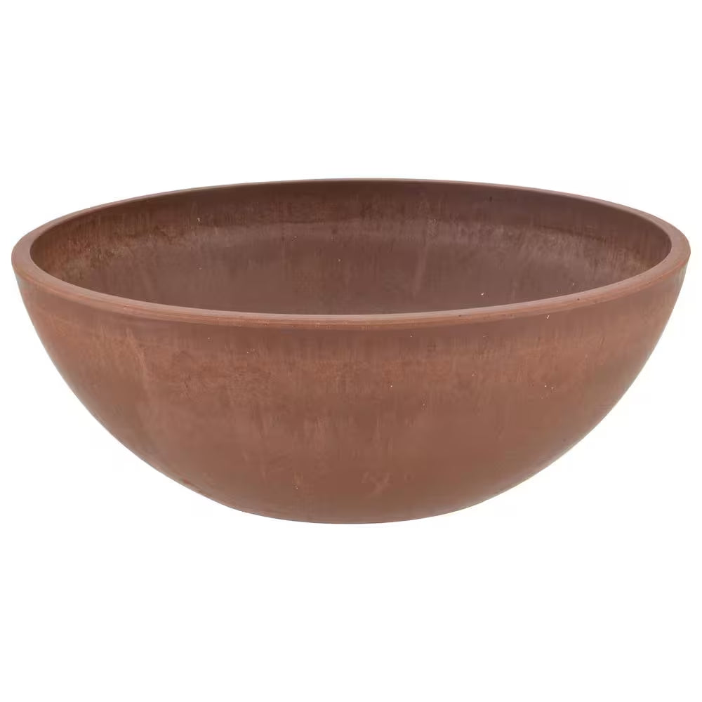 Garden Bowl 8 In. X 3 In. Terra Cotta PSW Pot