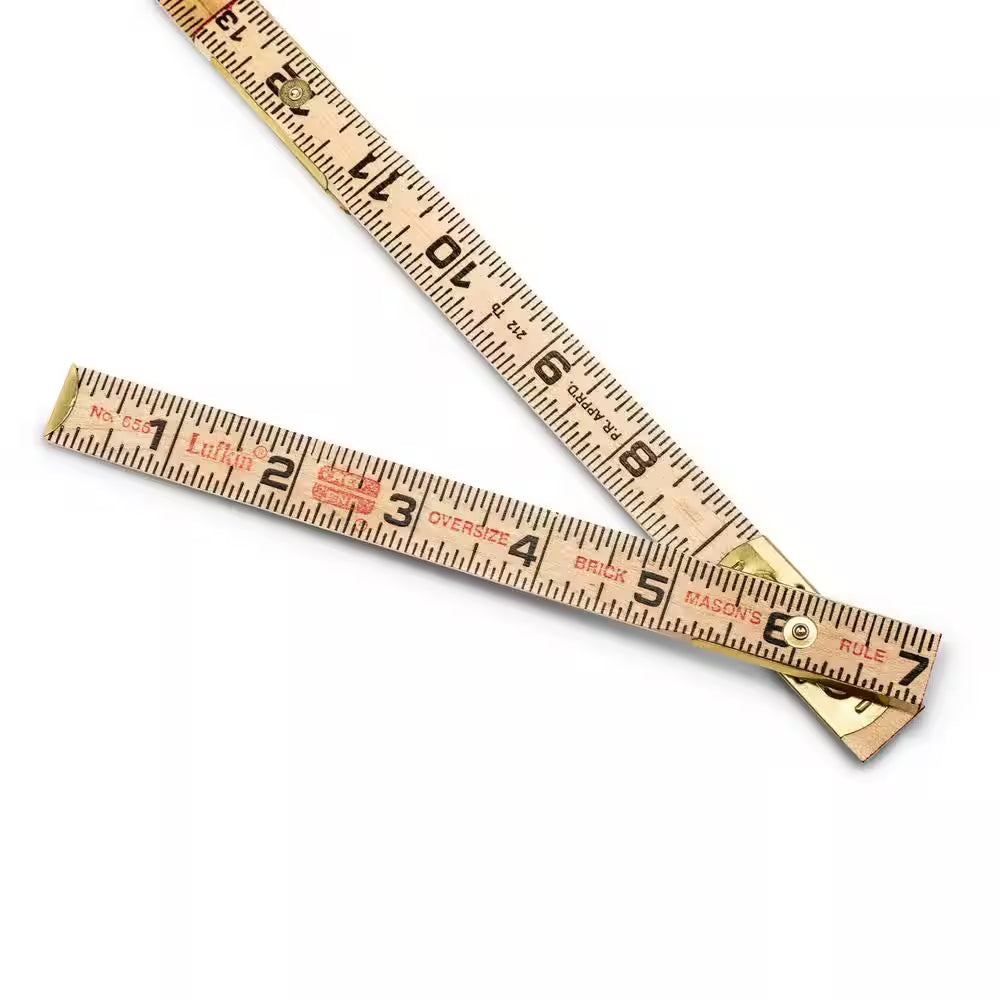 Lufkin 6 Ft. X 5/8 In. Brick Mason Wood Ruler