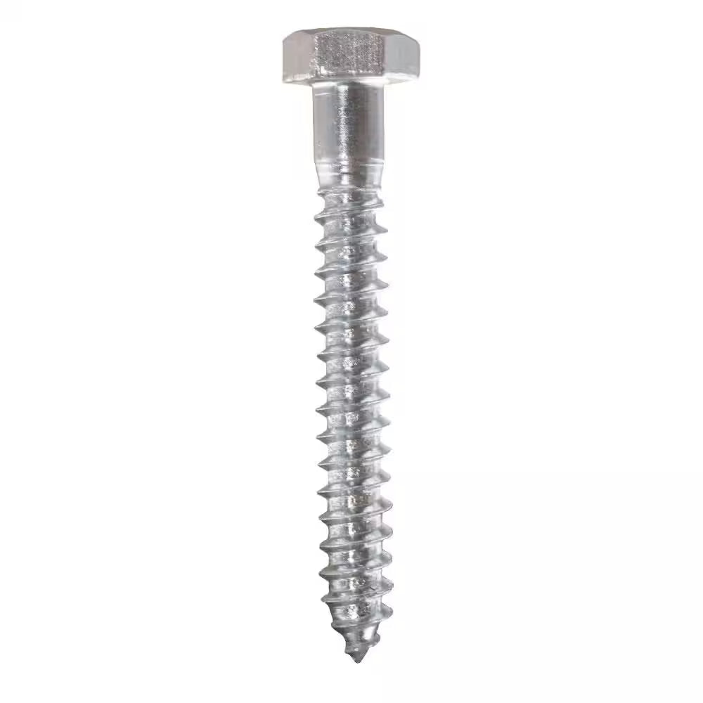5/16 In. X 2-1/2 In. Hex Zinc Plated Lag Screw
