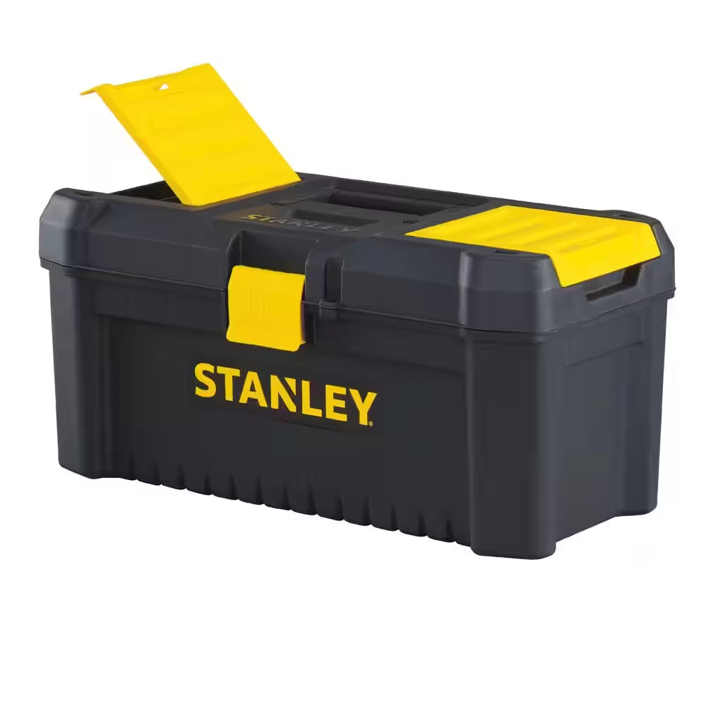 16 In. 2.1 Gallon Essential Tool Box with Lid Organizers