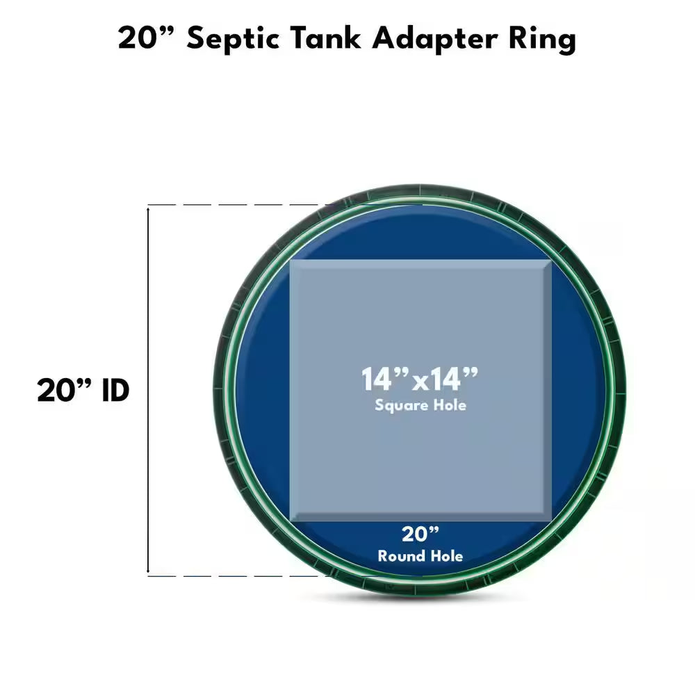 20 In. ID X 24 In. Tall Septic Tank Riser Combo