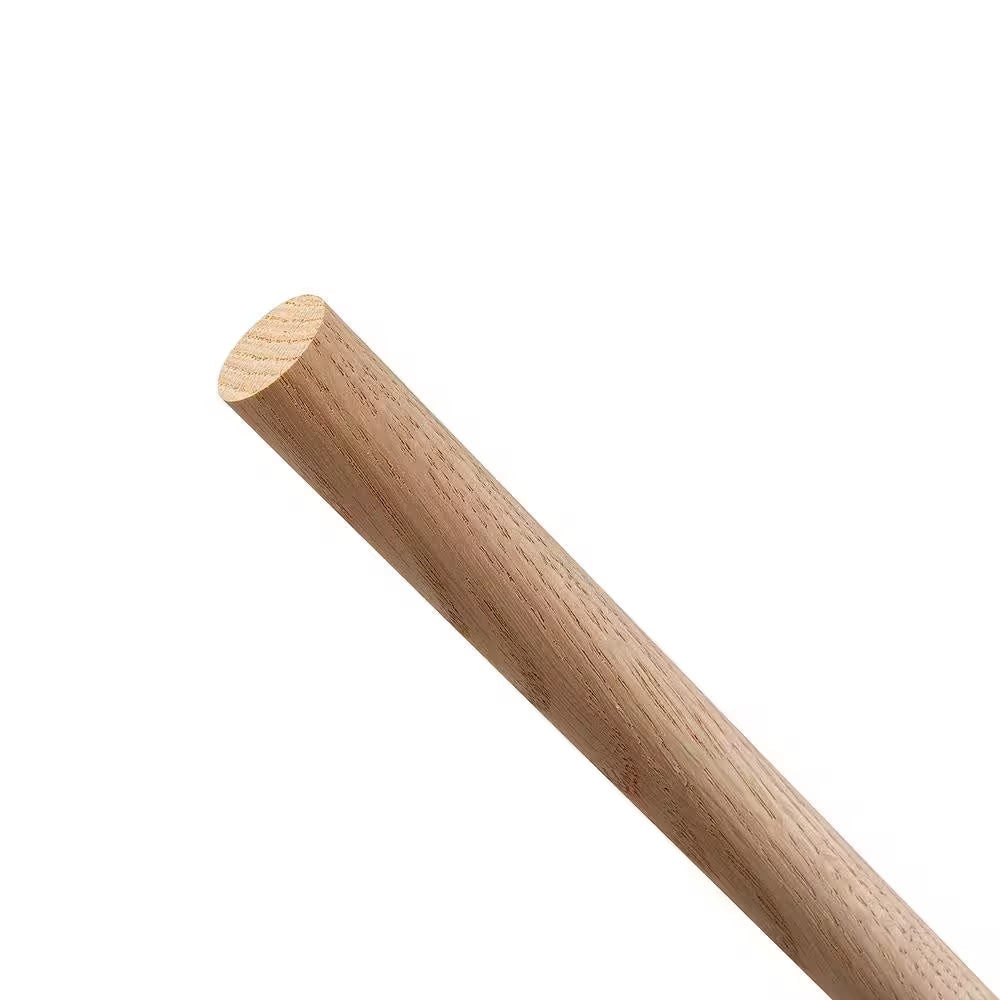 Oak round Dowel - 36 In. X 1 In. - Sanded and Ready for Finishing - Versatile Wooden Rod for DIY Home Projects