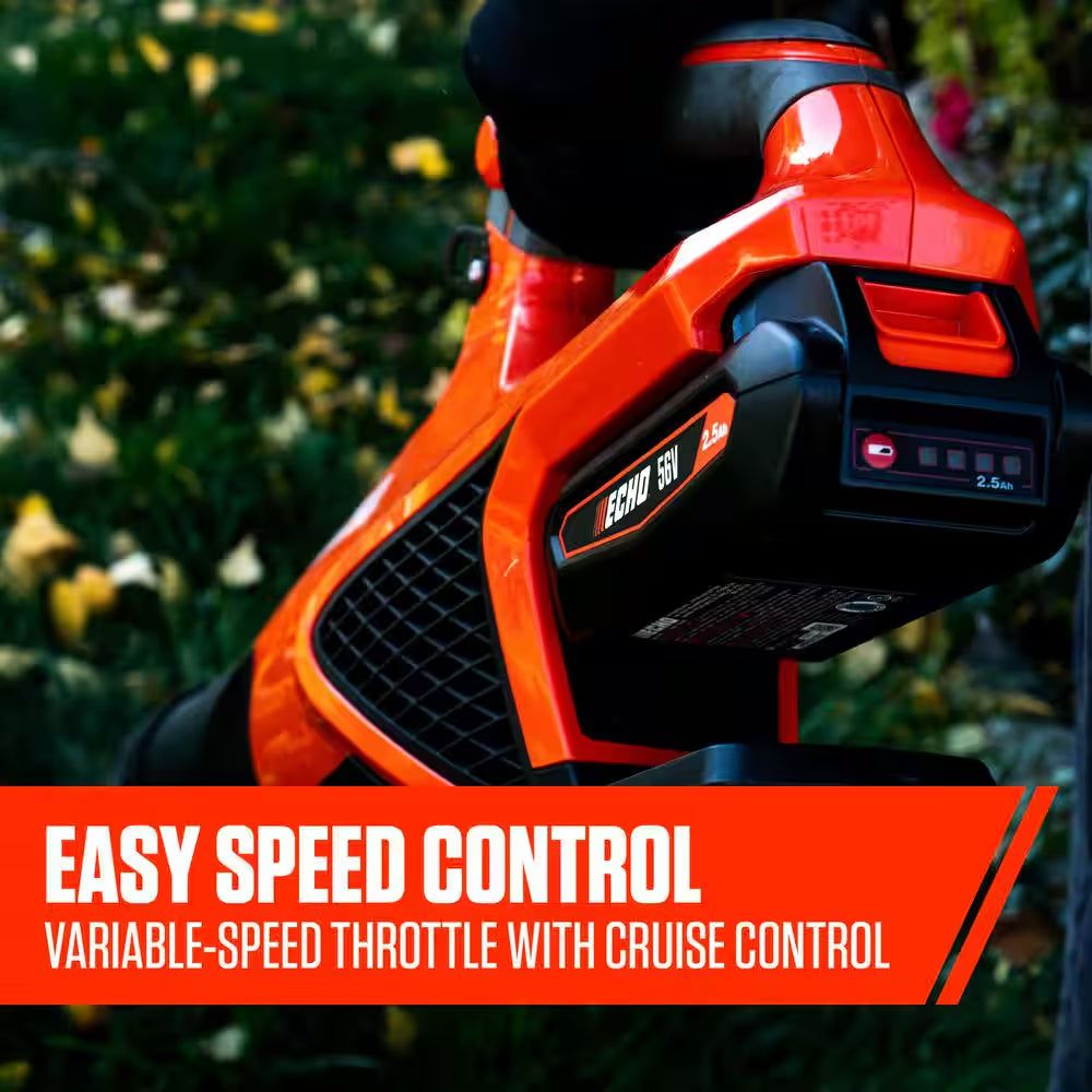 56V 151 MPH 526 CFM Cordless Battery Powered Handheld Leaf Blower with 2.5Ah Battery and Charger