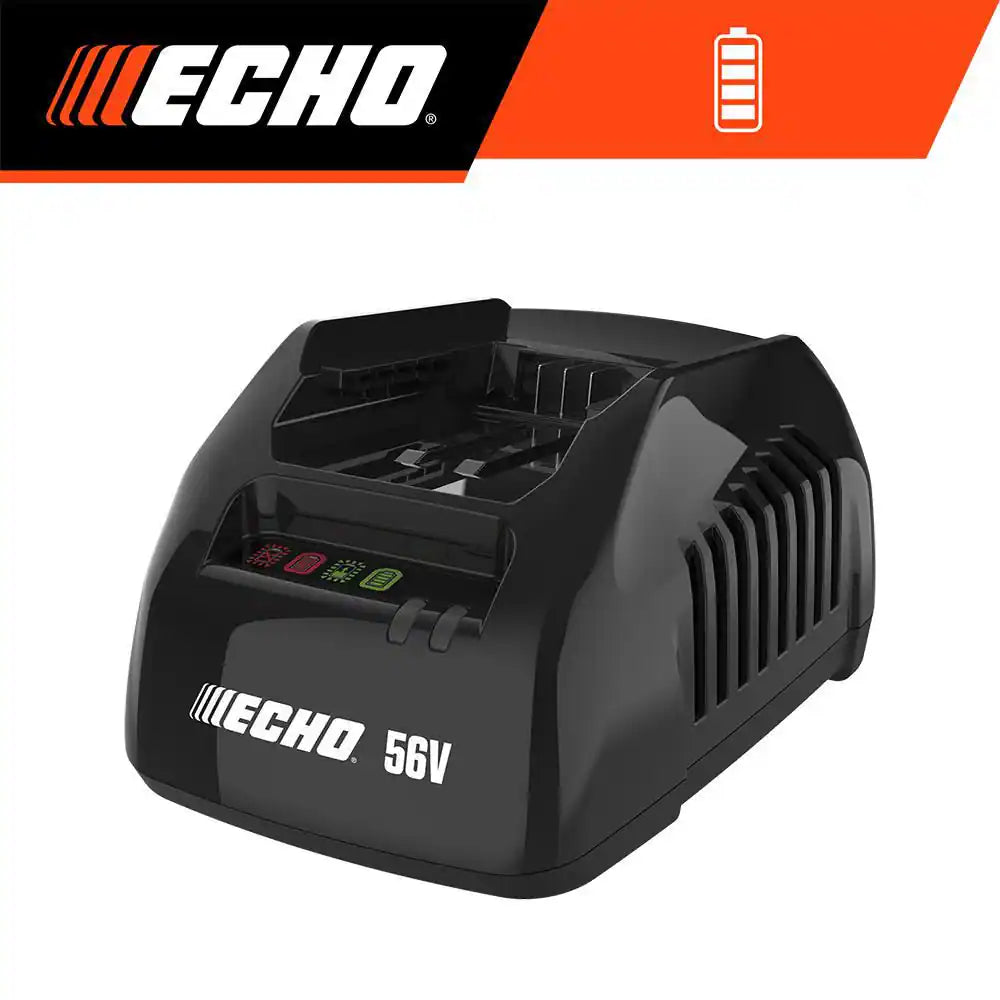 56V Battery System Standard Charger with On-Board LED Diagnostics and 6 Ft. Power Cord with Optional Wall Mount