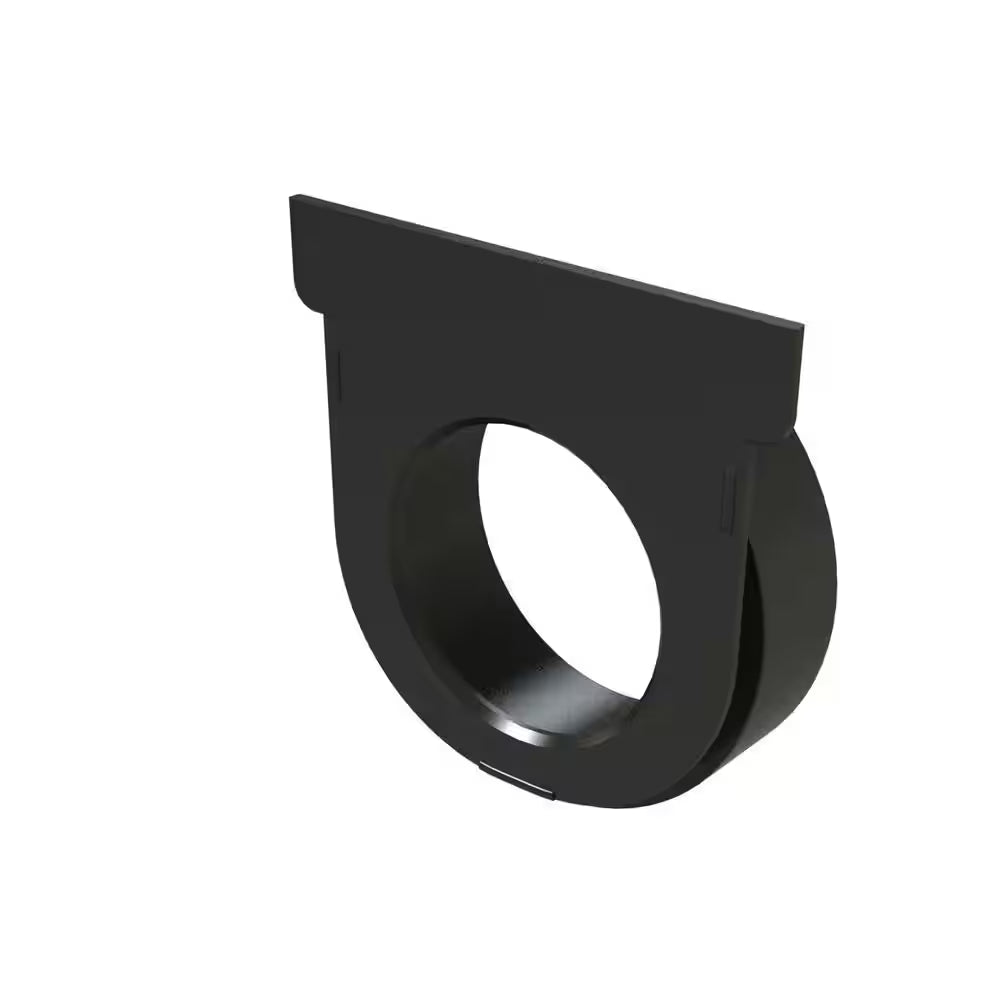 Compact Series Slim Drainage Pit/Catch Basin for 3.2 In. Modular Trench/Channel Drain Systems with Multi Pipe Adapter