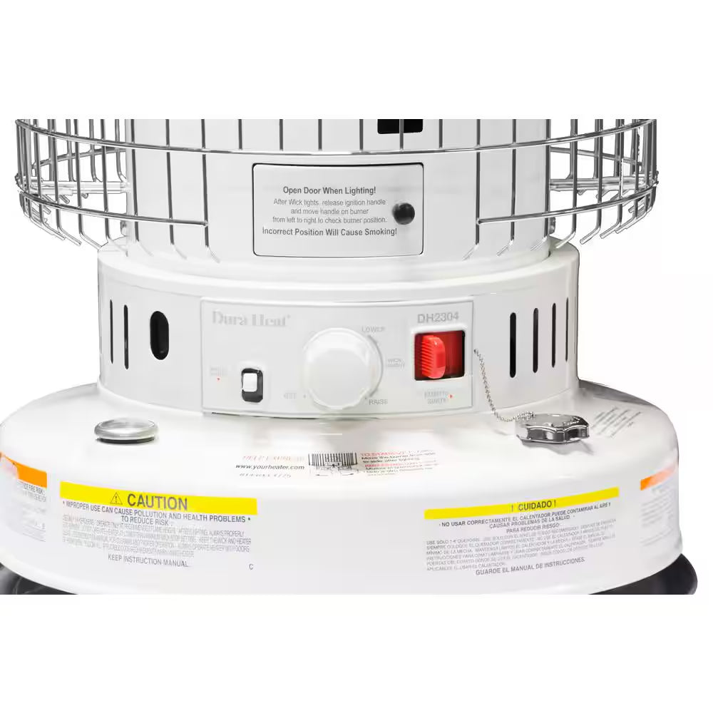 Portable Convection Kerosene Heater Provides 23,800 Btu'S of Warmth