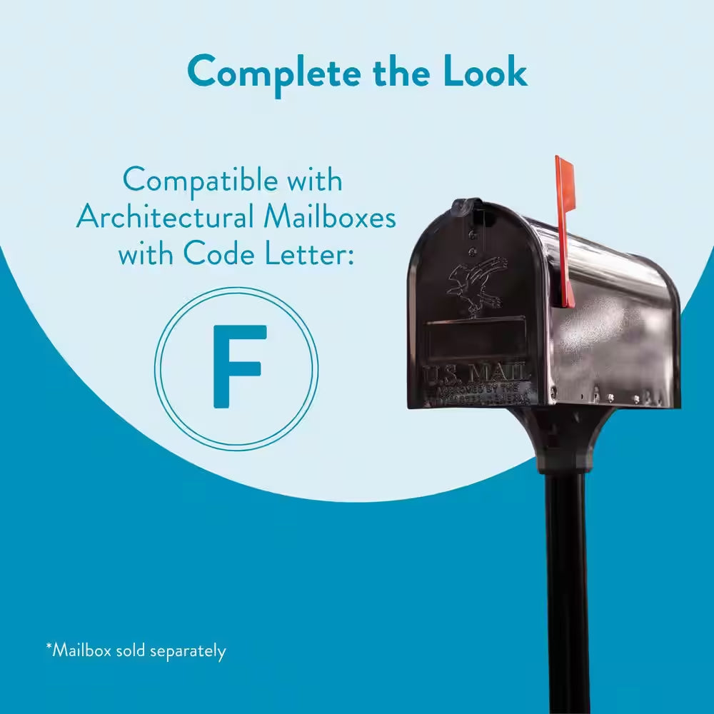 Coolidge 2 In. Dia In-Ground Steel Mailbox Post Black