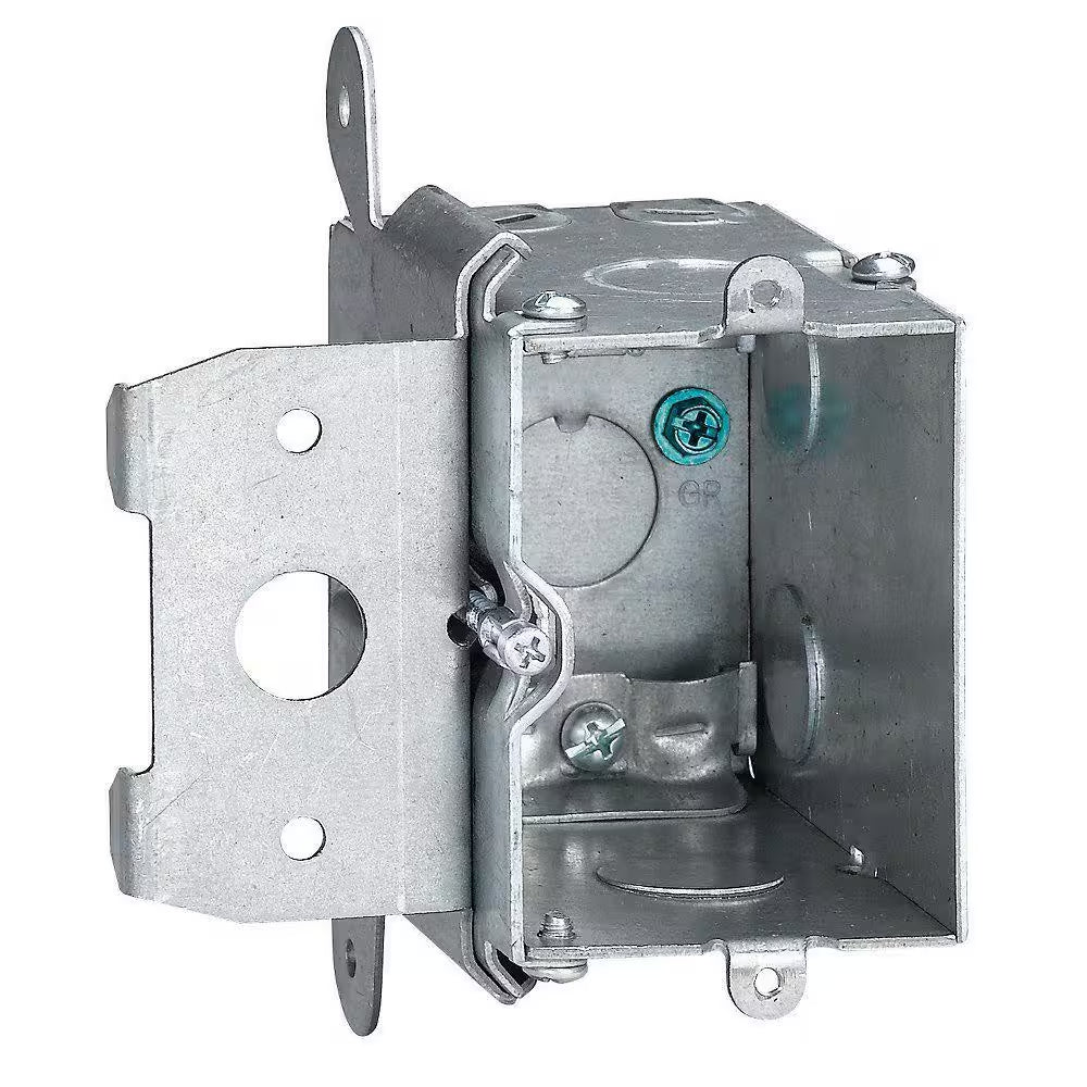 1-Gang 20 Cu. In. New Work Adjustable Metal Electrical Wall Box (MB120ADJ-6R)