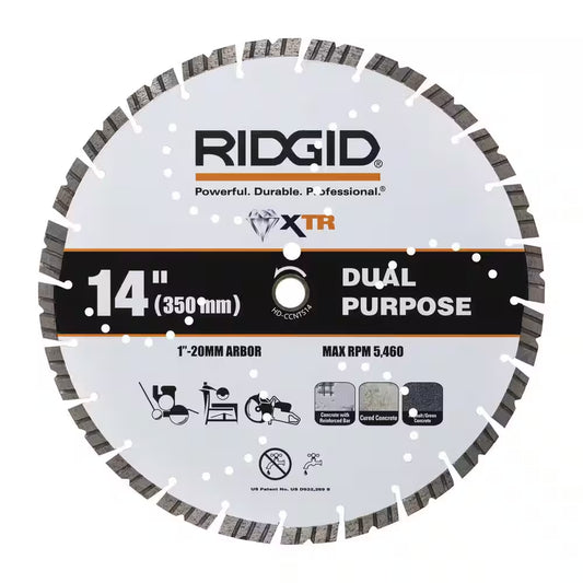 14 In. Dual Purpose XTR Diamond Blade