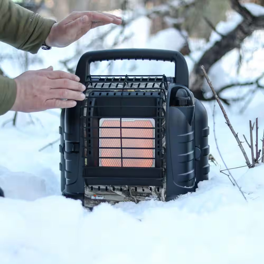 Hunting Buddy 12,000 BTU Radiant Propane Indoor/Outdoor Space Heater (300 Sq. Ft. Heating Area)