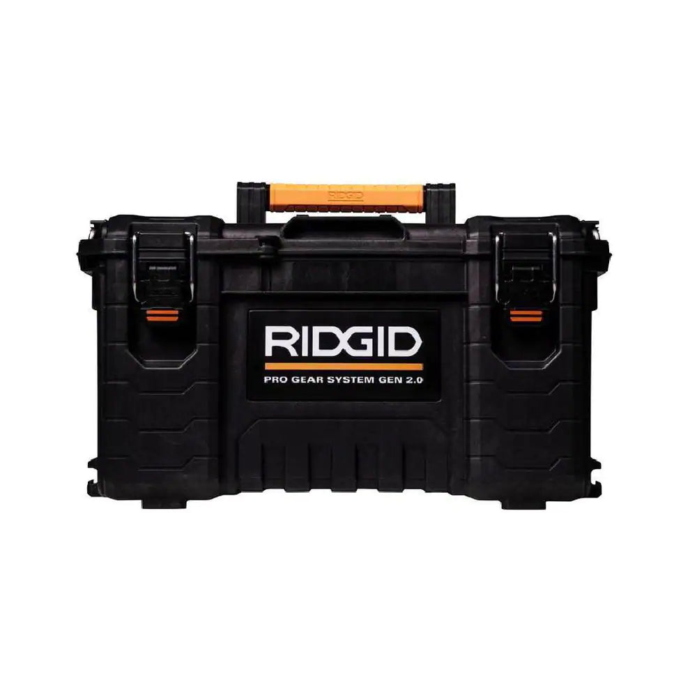 Pro Gear System Gen 2.0 Stackable Durable 22 In. Modular Tool Box Storage with Heavy Duty Latches and Handles