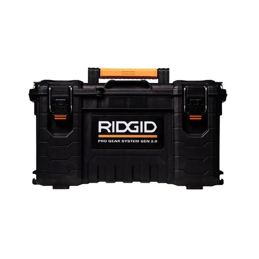 Pro Gear System Gen 2.0 Stackable Durable 22 In. Modular Tool Box Storage with Heavy Duty Latches and Handles
