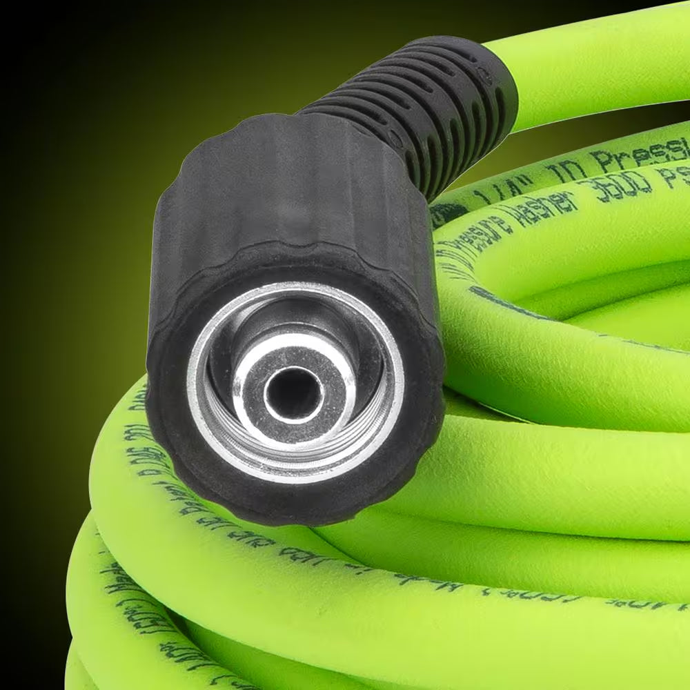 1/4 In. X 50 Ft. 3100 PSI M22 Fittings No Kink Flexible Pressure Washer Hose