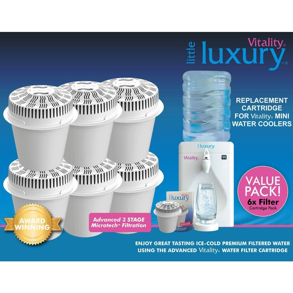 Vitality Indoor Series Water Filter Cartridge (6-Pack)