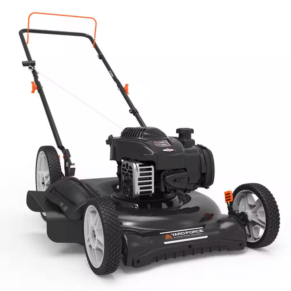 21 In. E450 Series Briggs & Stratton Gas Walk behind Push Mower with 2-In-1 Cutting System