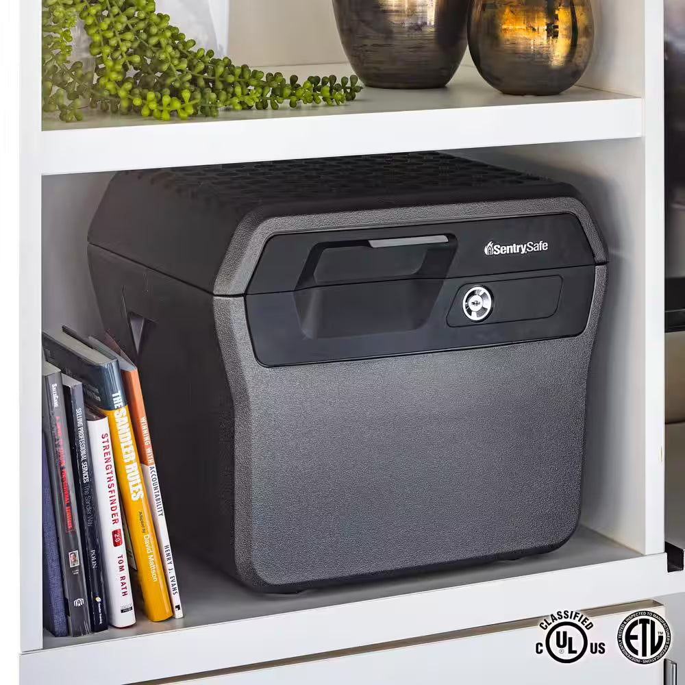 0.66 Cu. Ft. Fireproof & Waterproof Safe File Box