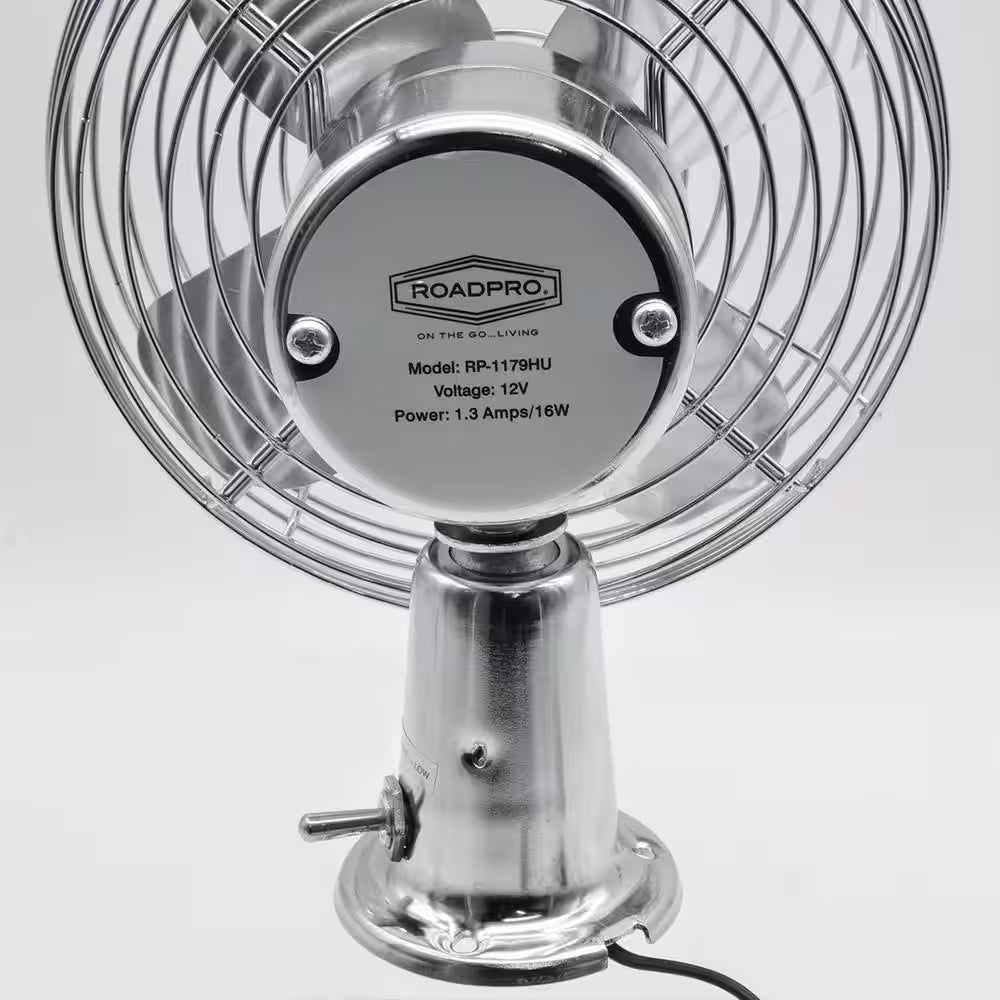 12-Volt Heavy-Duty Metal Fan