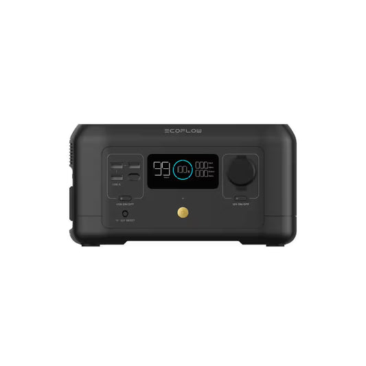 300-Watt Continuous 500-Watt Peak Push Button Start, 210Wh Solar Generator with Fast Recharging