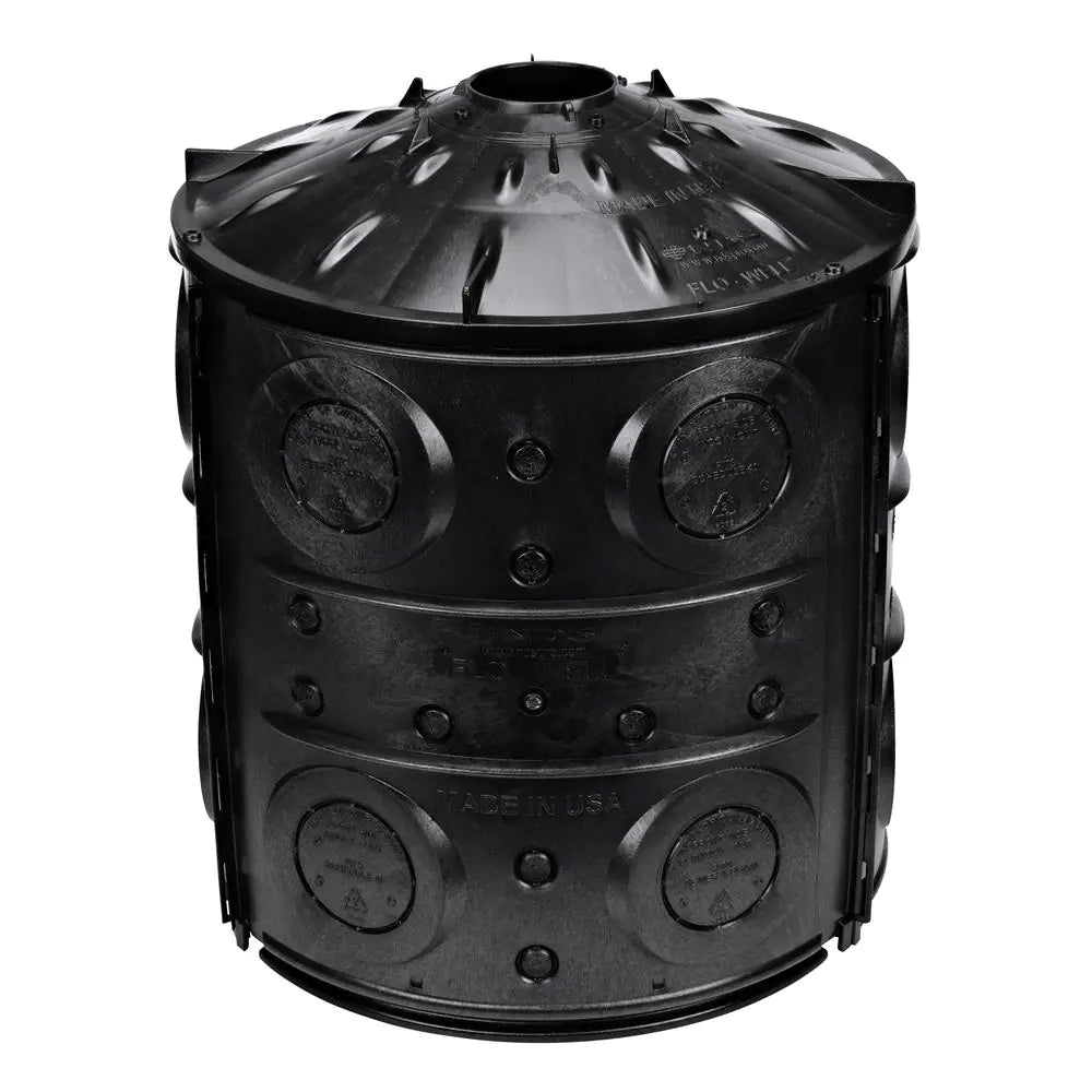 24 In. X 24 In. X 29 In. 50 Gal. Plastic Flo-Well Stormwater Dry Well System Catch Basin Kit, 3 Side Panels and 1 Cover