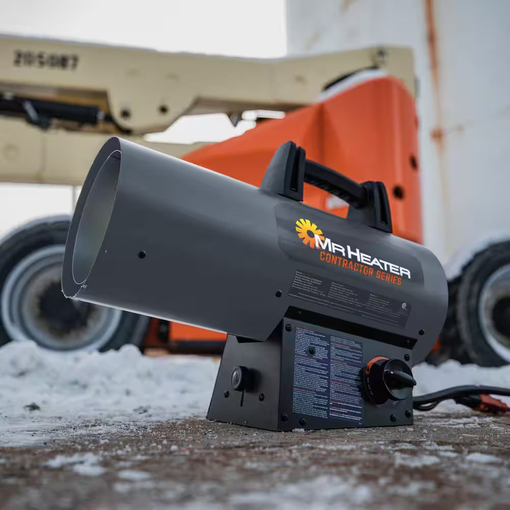 Contractor Series 60,000 BTU Forced Air Propane Outdoor Space Heater with 10 Ft. Hose and Regulator