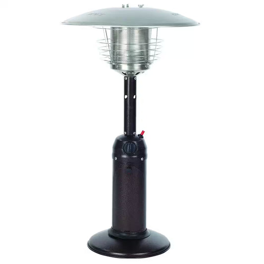 10,000 BTU Hammered Bronze Tabletop Propane Gas Patio Heater