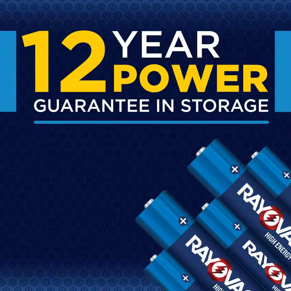 High Energy AA Batteries (60-Pack), Double a Alkaline Batteries