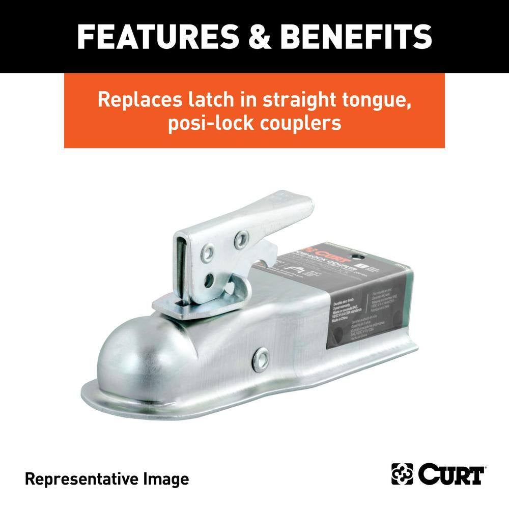 Replacement 1-7/8" Posi-Lock Coupler Latch for Straight-Tongue Couplers