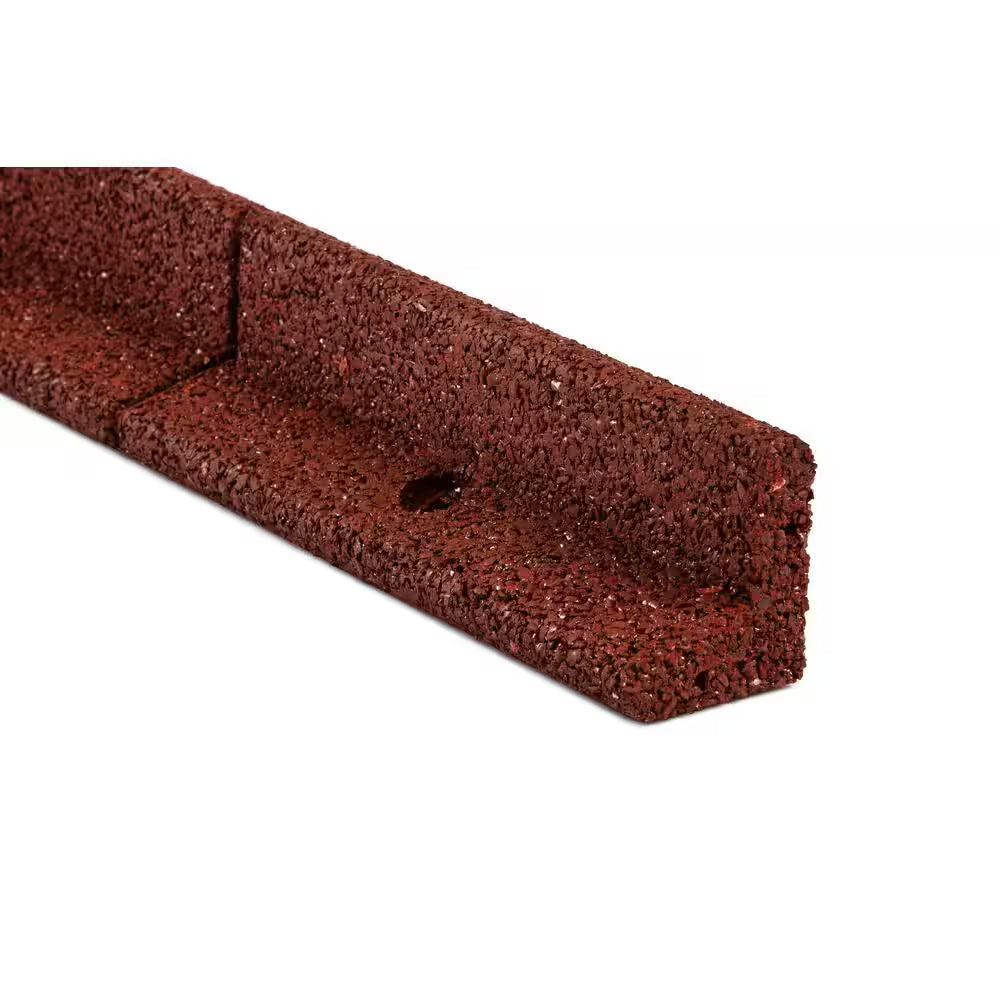 Ecoborder 4 Ft. Red Rubber Landscape Edging (6-Pack)