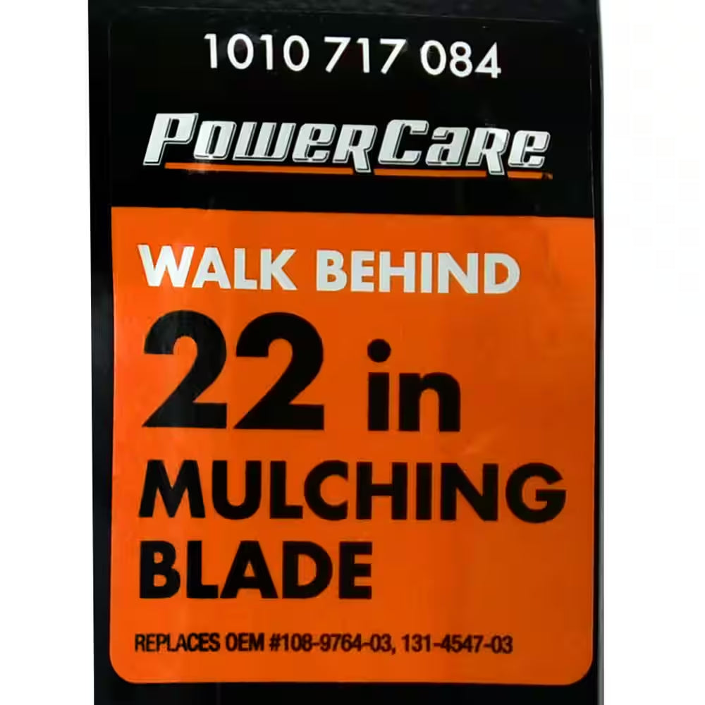 Commercial Mulching Blade for 22 In. Cut Toro Recycler Mowers, Replaces OEM #'S 108-9764-03 and 131-4547-03