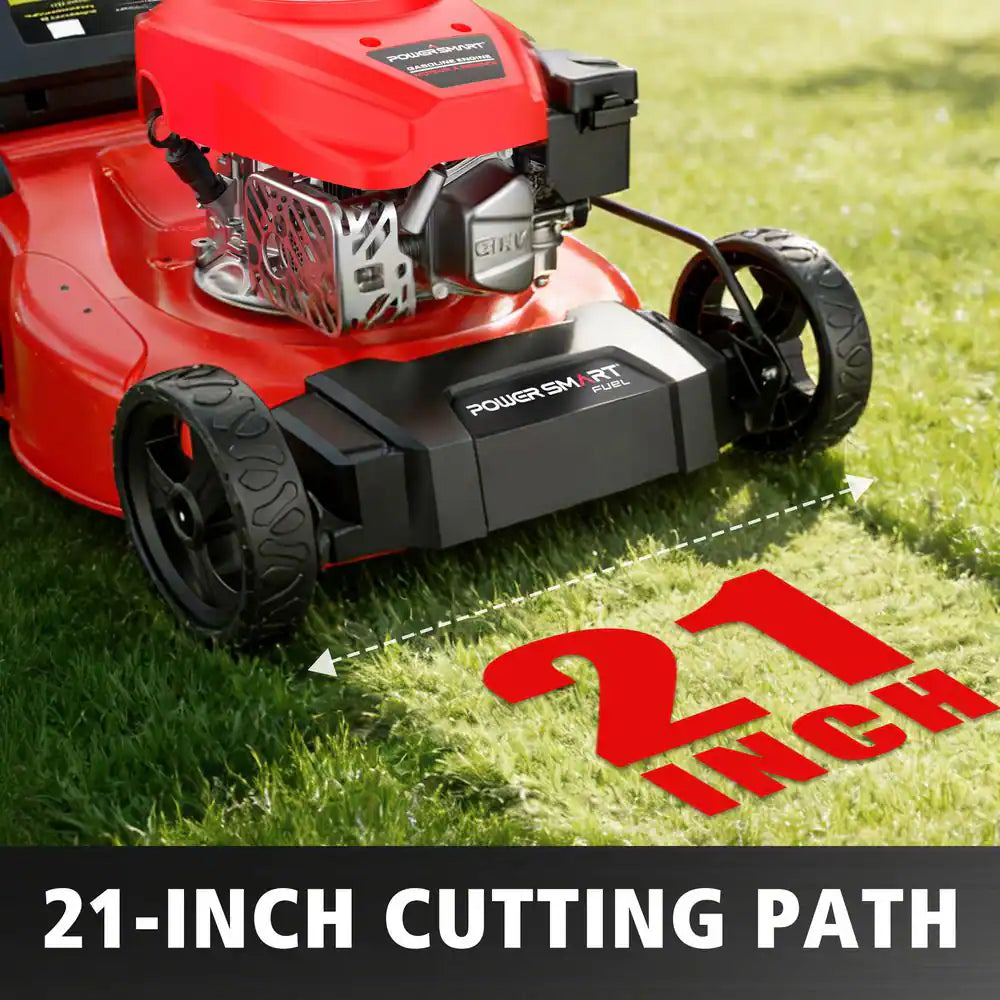 21 In. 144Cc OHV 4-Stroke Engine 3-In-1 Gas Push Lawn Mower