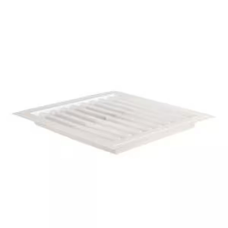 18 In. X 24 In. Plastic Wall Louver Static Vent in White