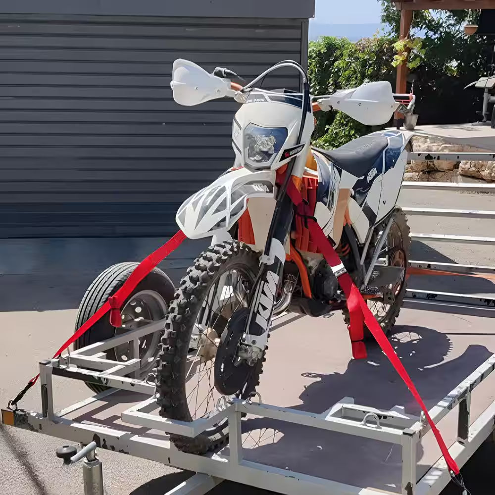 1 In. X 15 Ft. Cam Buckle Tie-Down Strap with 1500 Lbs. S-Hook Design