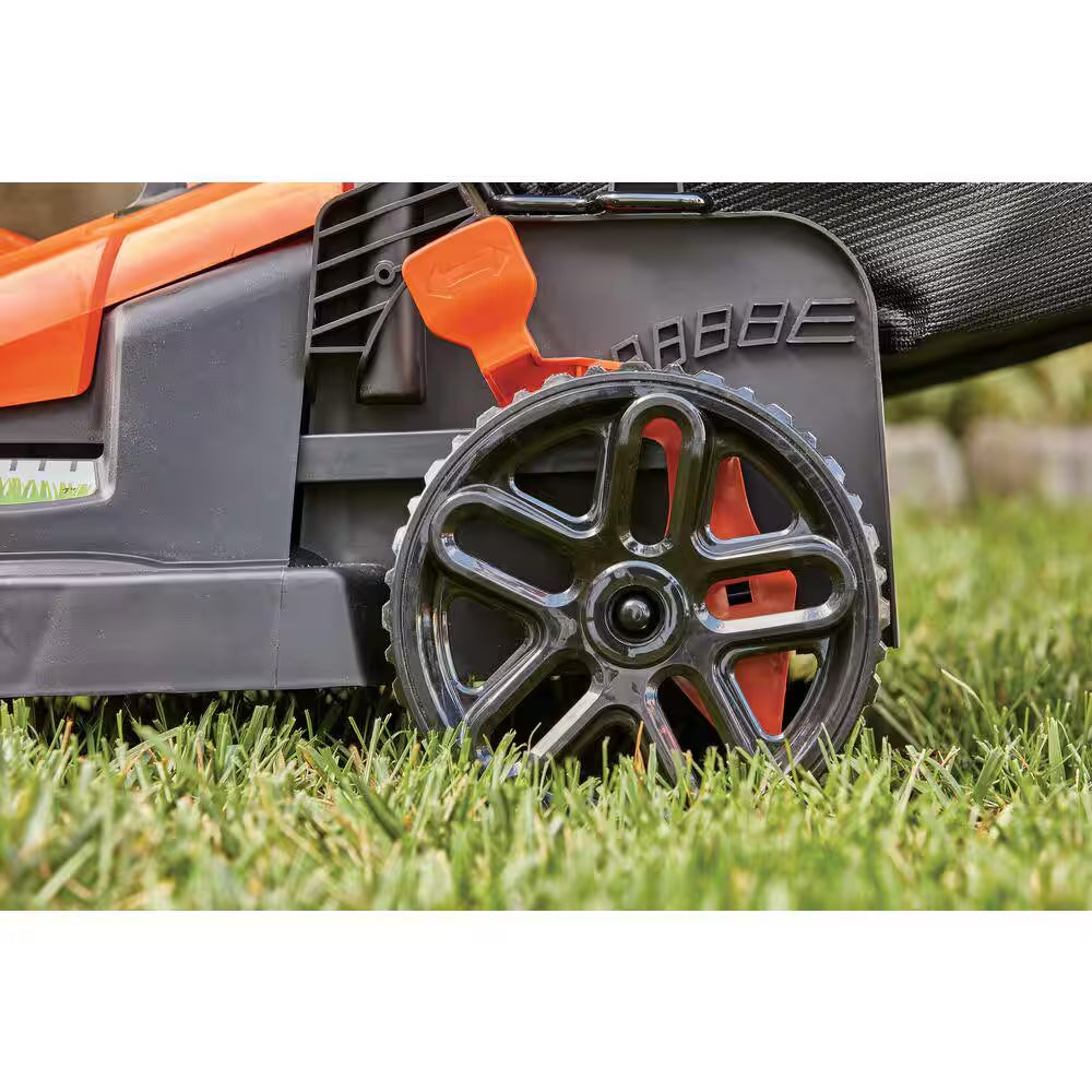 17 In. 12 AMP Corded Electric Walk behind Push Lawn Mower