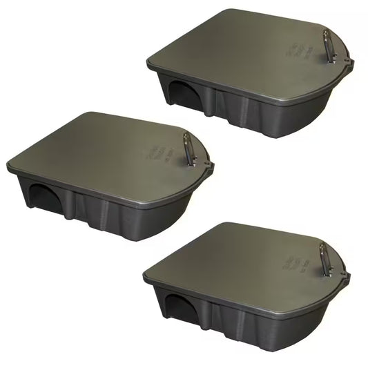 Rat and Mouse Bait Station (3-Pack)