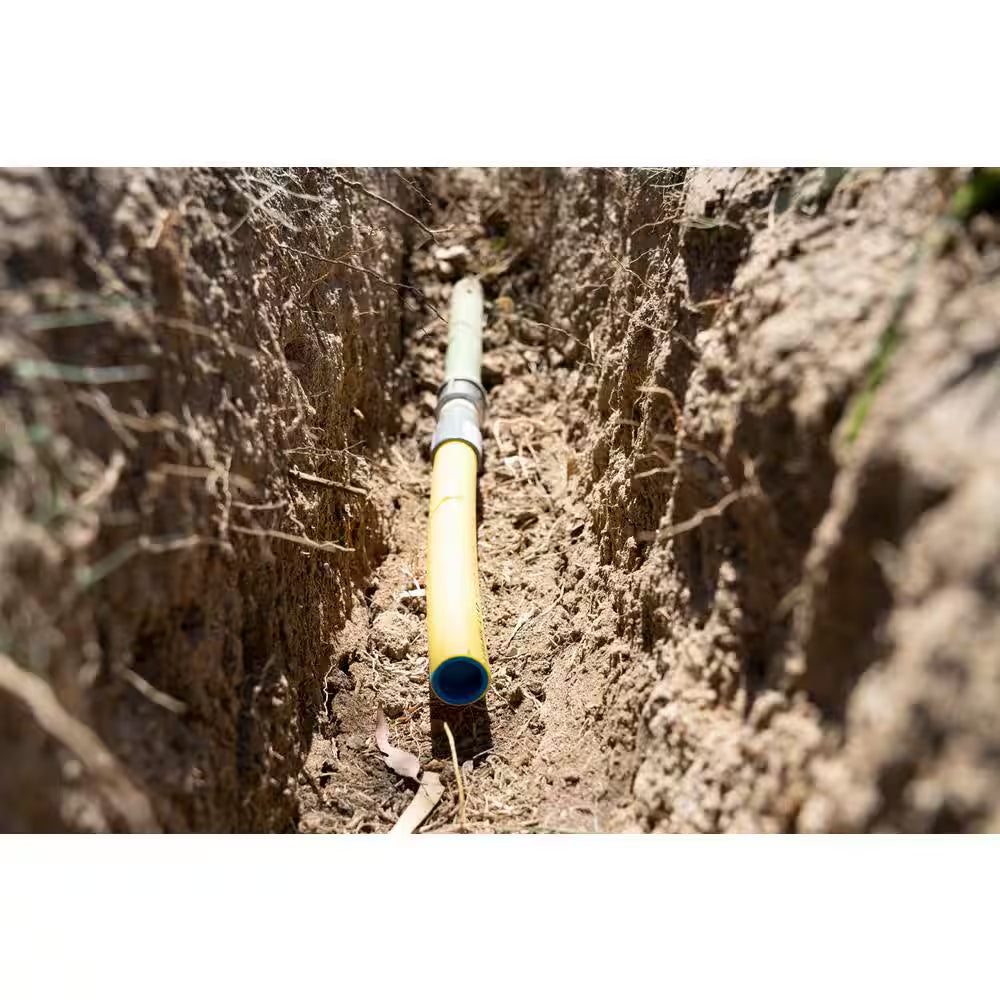 3/4 In. IPS Poly DR 11 to 3/4 In. MIP Underground Yellow Poly Gas Transition