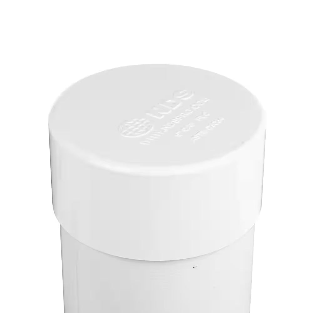 PVC S&D Cap, 6 In.