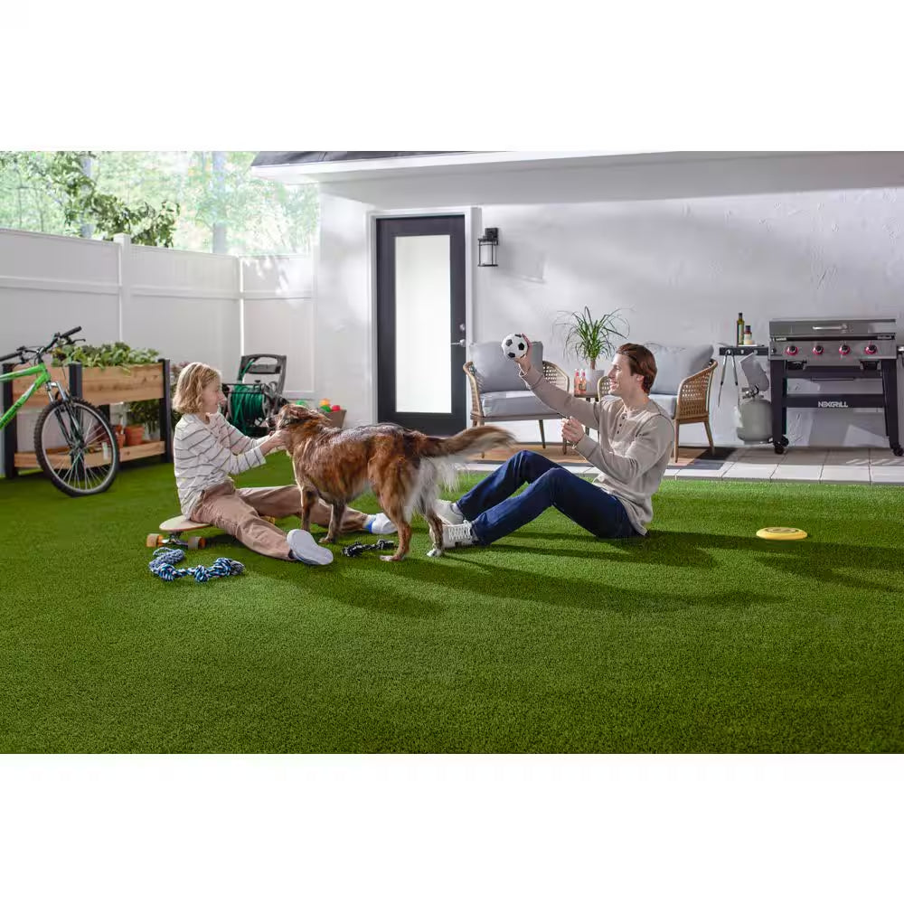 Premium Pet Turf 3.75 Ft. X 9 Ft. Green Artificial Grass Rug