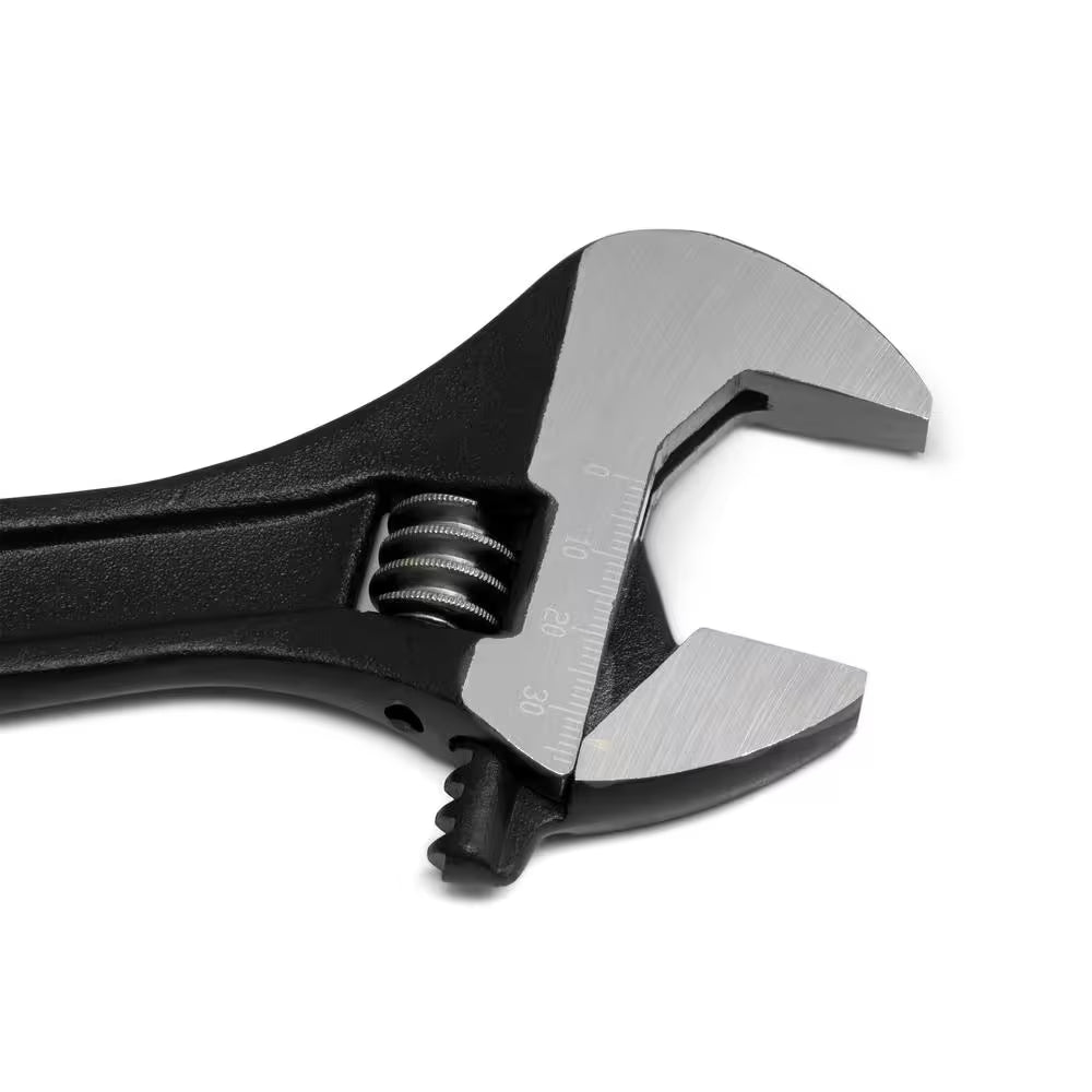 10 In. Black Oxide Adjustable Wrench