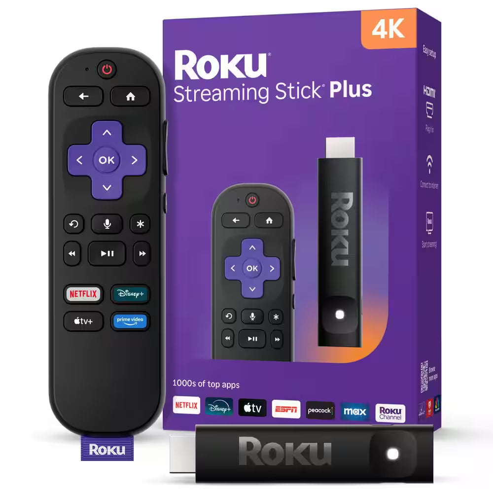 Streaming Stick plus 2025-4K and HDR  Streaming Device for TV with Voice Remote