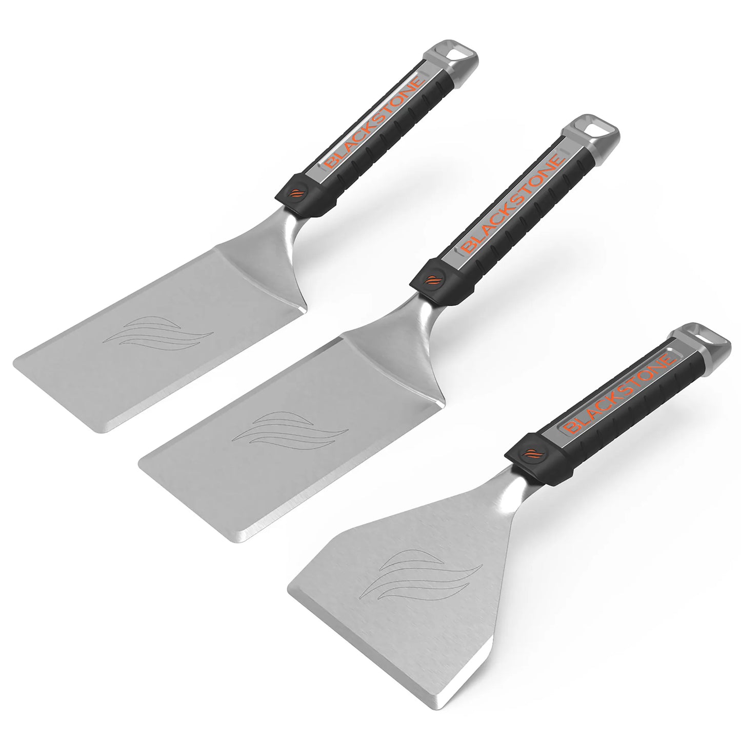 Culinary Spatulas and Scraper Toolkit 3 -Piece Stainless Steel Spatula