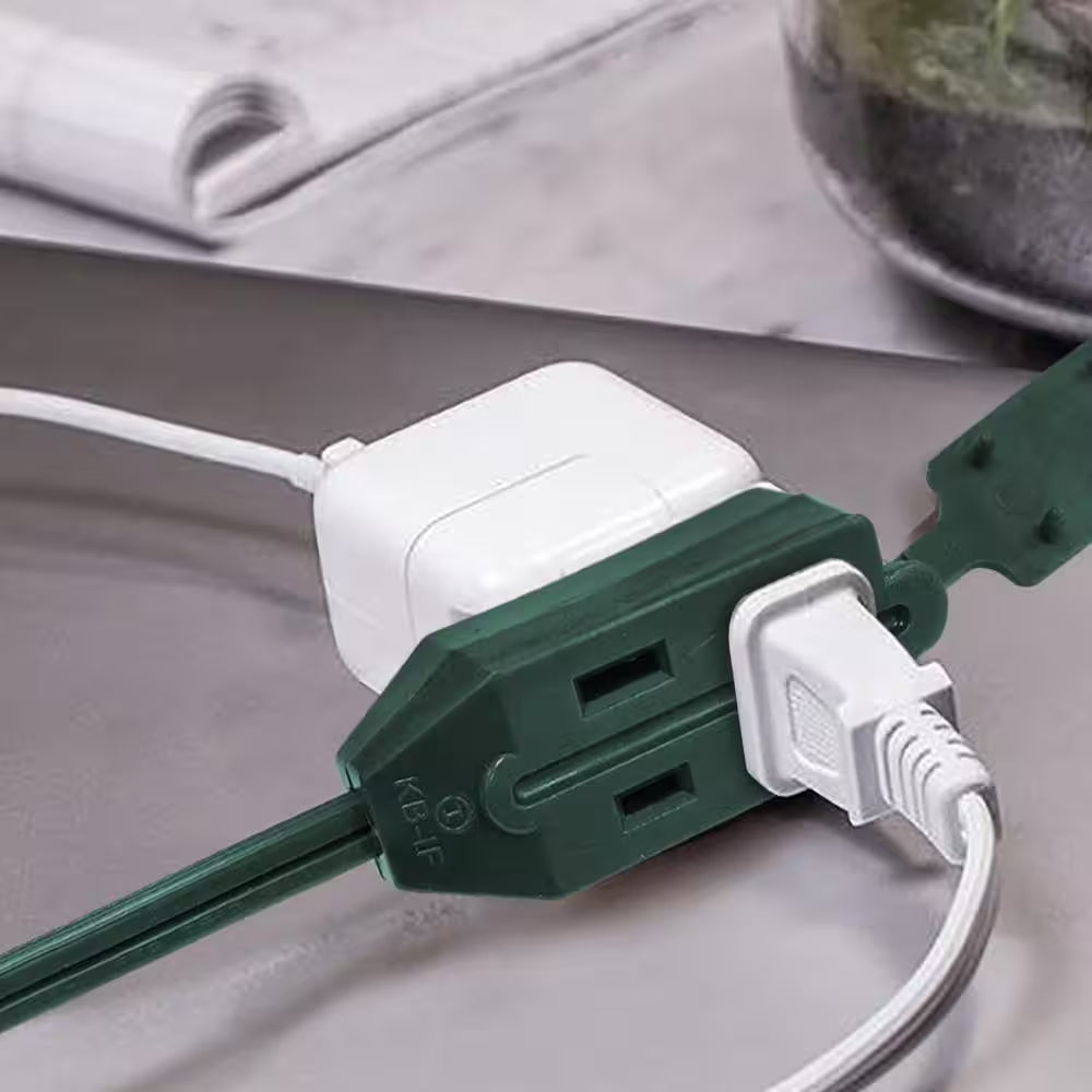 6 Ft. 16/2-Gauge Green Cube Tap Extension Cord