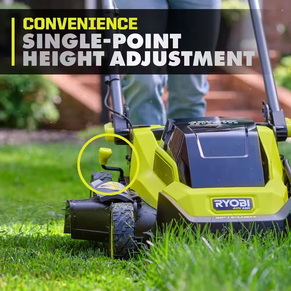 40V HP Brushless 20 In. Cordless Battery Walk behind Push Lawn Mower (Tool Only)