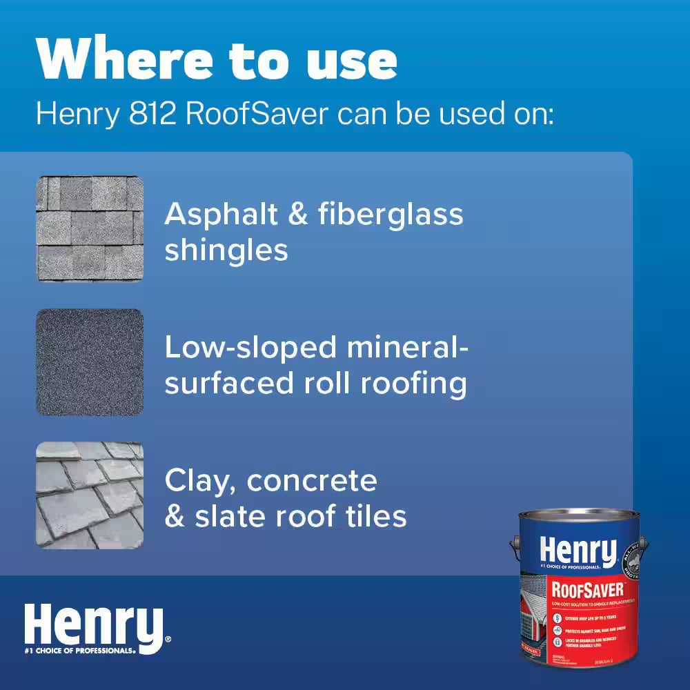 812 Roofsaver Clear Sealer Shingle Roof Coating 0.90 Gal.