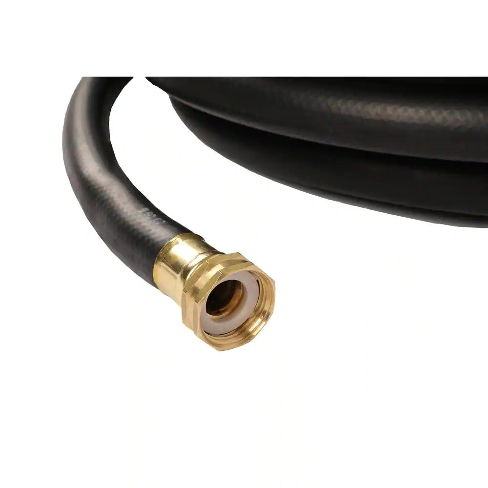 Premium 5/8 In. Dia X 50 Ft. Commercial Grade Rubber Black Water Hose