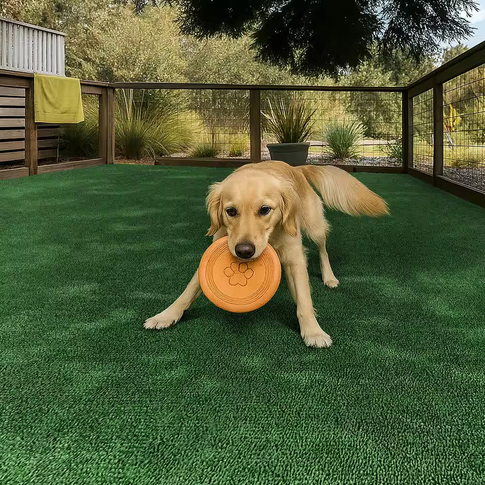 Emerald Green Precut Turf 6 Ft. X 8 Ft. Artificial Grass Rug