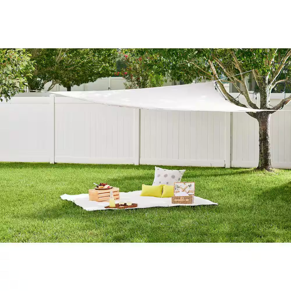 11 Ft. 10 In. X 11 Ft. 10 In. Pebble Triangle Shade Sail