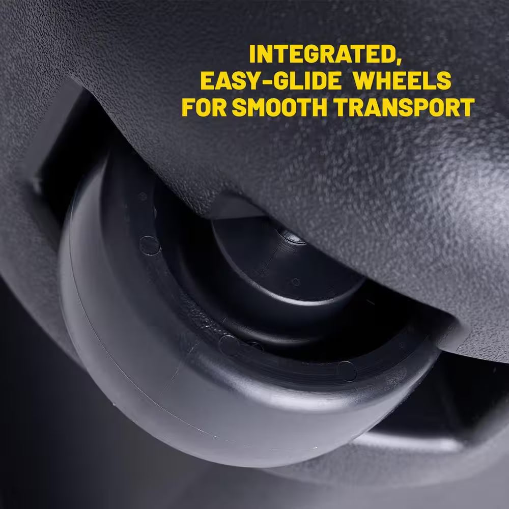 27-Gal. Hinged Storage Box in Black