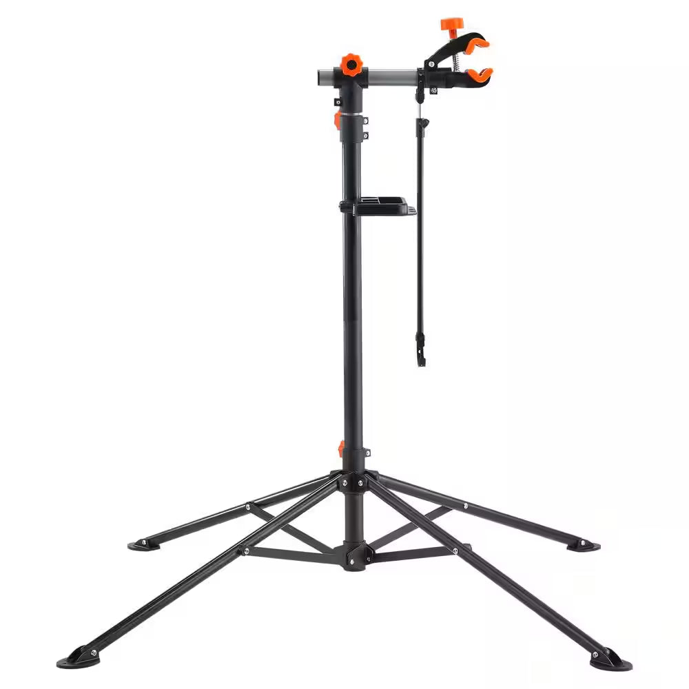 Bike Repair Stand, 80 Lbs. Heavy-Duty Steel Bicycle Repair Stand, Adjustable Height Bike Maintenance Workstand